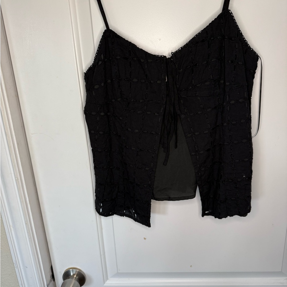 Chic Black Camisole Top